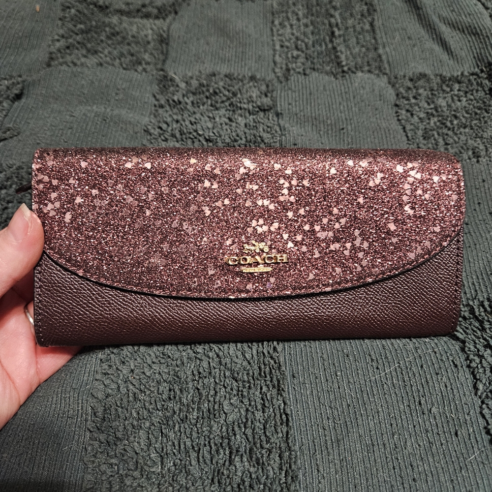 Coach Sparkling Brown Women's Wallet